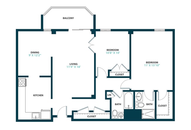 Floorplan - Trillium Apartments