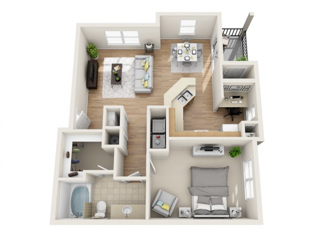 A3-797 SF Upgraded Interiors - Vista 121 Apartment Homes