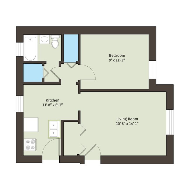 Floorplan - 4721 S. Ellis Avenue