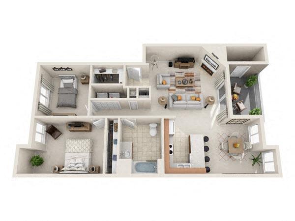 Floorplan - Aravia Apartments