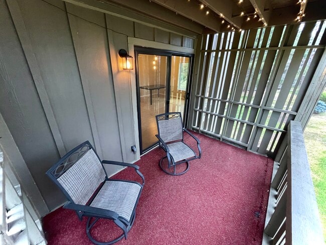 Covered patio helps keep hot summer days shaded and rainy days dry so you can enjoy it year-round - 2525 S Dayton Way