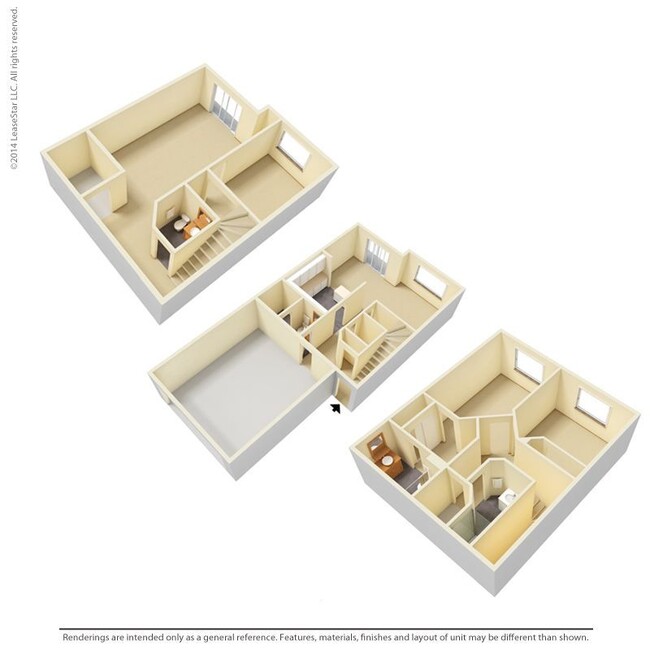 Floorplan - Oaks Lincoln Townhomes