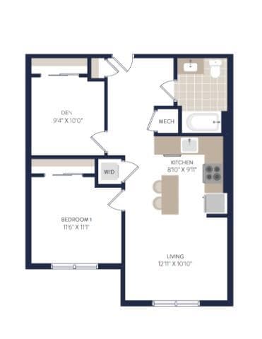 Floorplan - Rise Temple at Temple Courts
