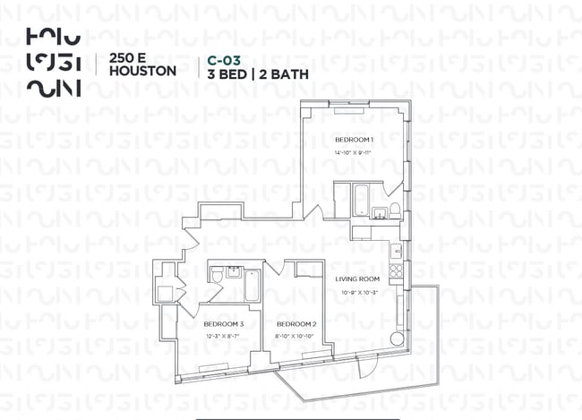 Floorplan - 250 E Houston