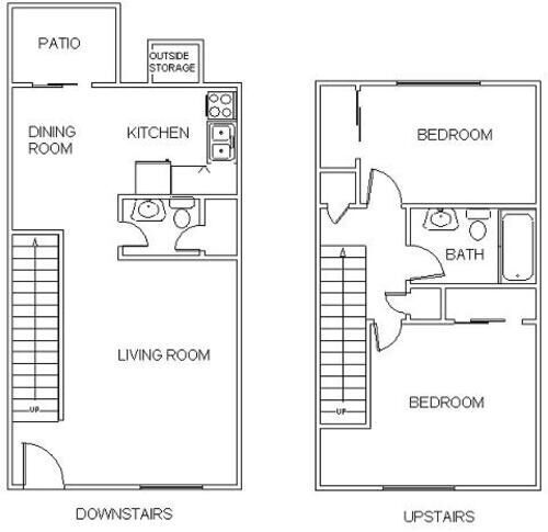 Floorplan - Maplewood Apartments & Townhomes