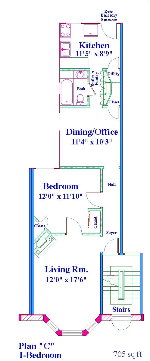 1BR/1BA - Park Avenue