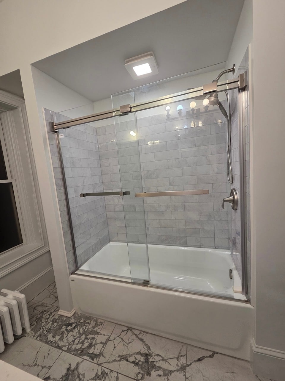 Glass Shower and Tub Enclosure - 5601 Wilkins Ave