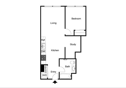 1BR/1BA - Rincon Green