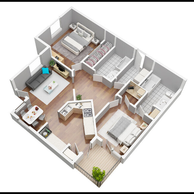 Floorplan - Burkburnett Residences