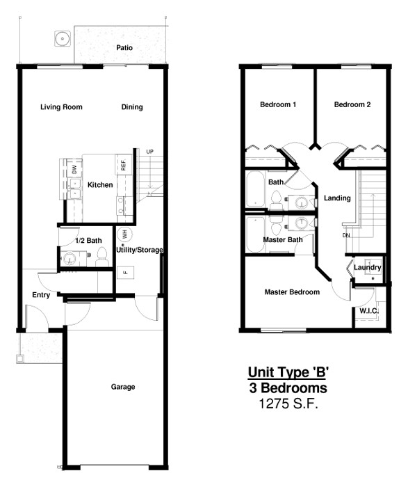 Floorplan - Brookings Prairie View Townhomes