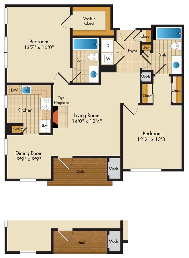 Floorplan - The Courts of Devon