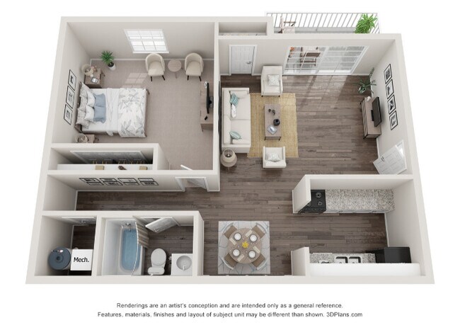 Floorplan - Colonial Towne Apartments