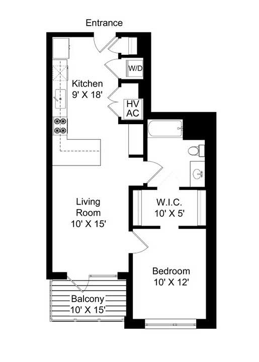 Floorplan - 851 West