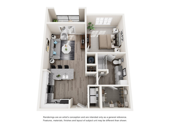 Floorplan - Water's Edge Apartments