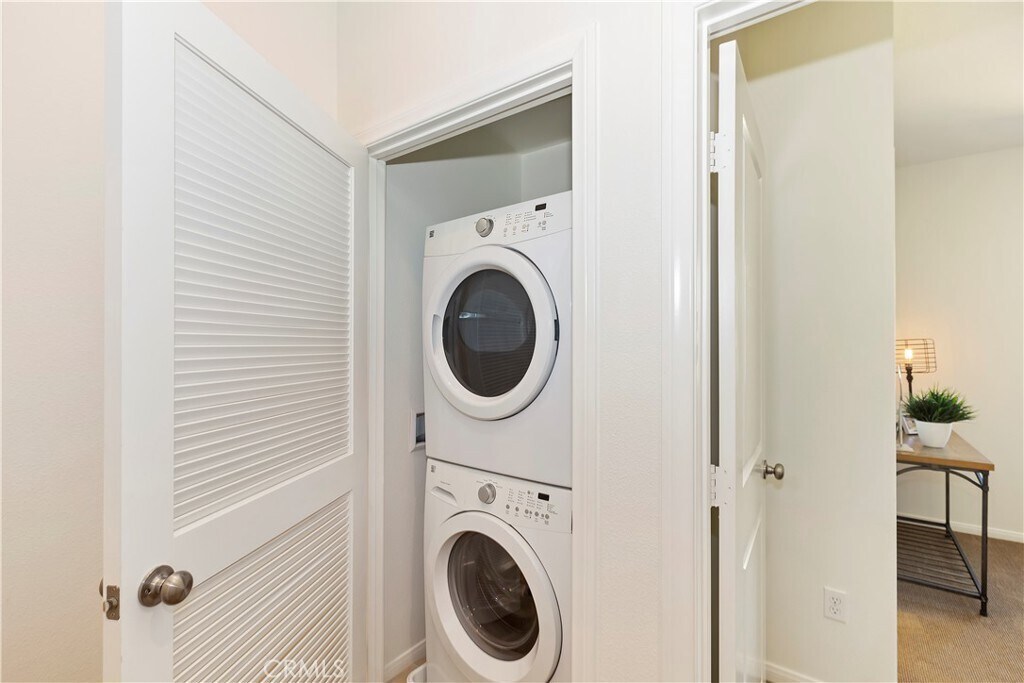 Laundry closet on 3rd level - 335 S Glendora Ave
