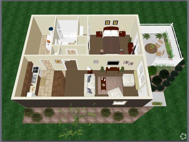 1-Bedroom Floorplan - Greenglen