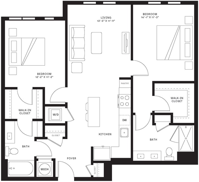 Floorplan - St. Albans Lofts