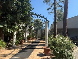 Entrance to the gated complex - 20134 Leadwell St