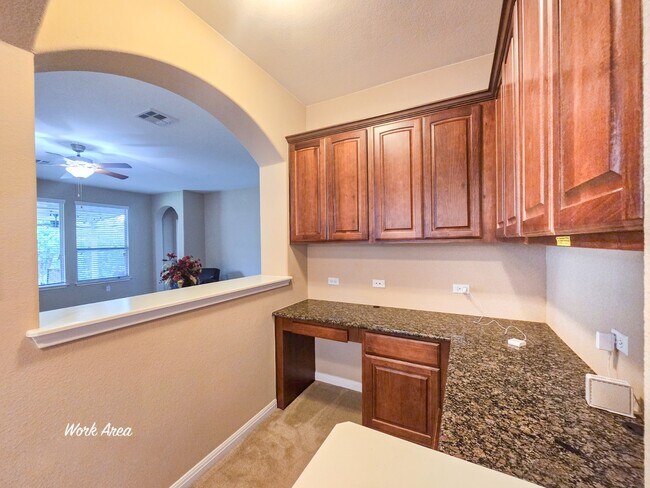 The work nook is spacious enough to have two work spaces or perfect for homework station for 2. - 301 Silver Trl