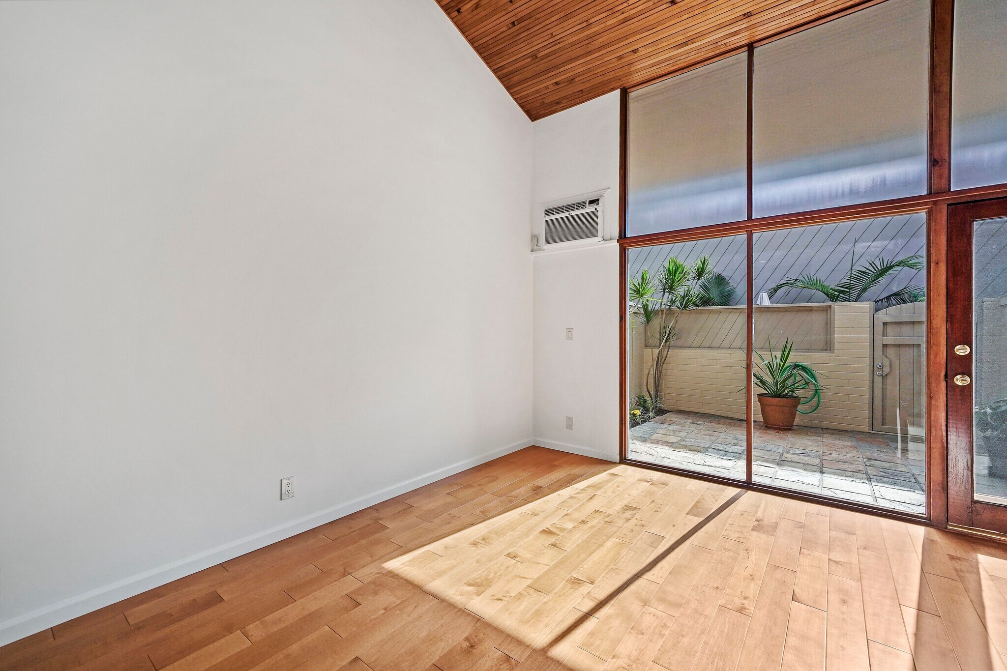 Living Room with Patio View - 271 S Church Ln