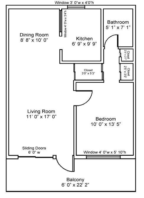 1BR/1BA - College Woods