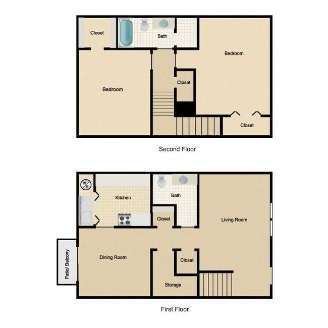 Floorplan - Burning Tree Apartments