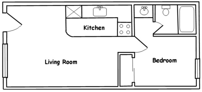 1BR/1BA - Union Park Apartments