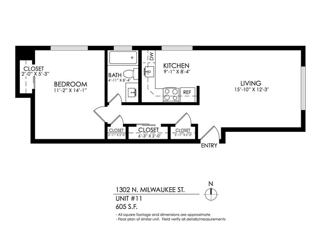 Floorplan - 1302 Milwaukee