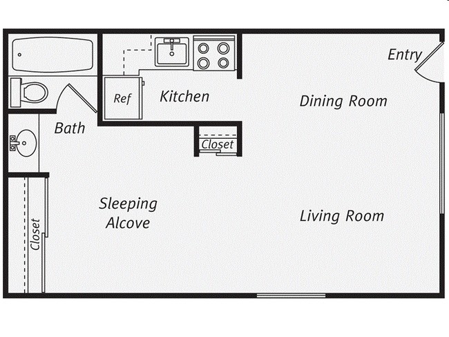 Studio - Gatewood Village