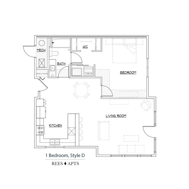 Floorplan - Rees Apartments
