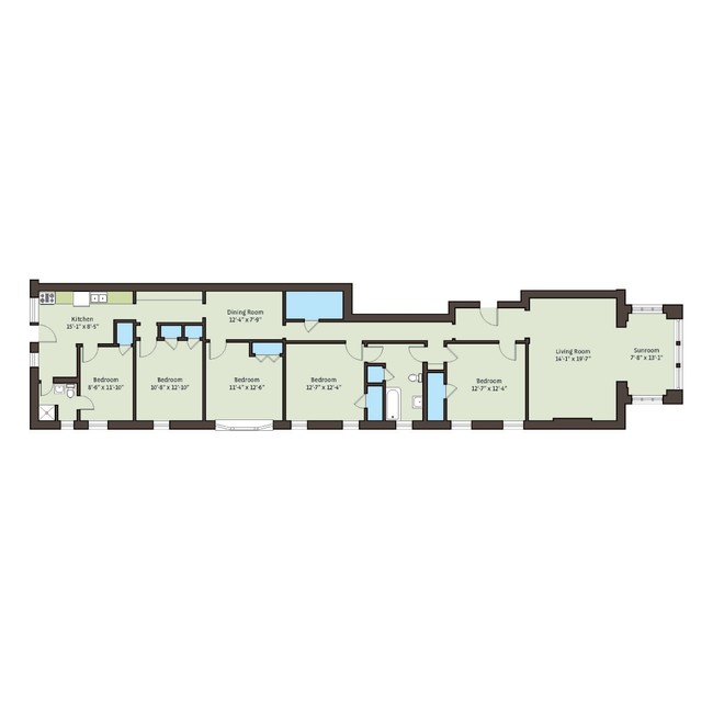 Floorplan - 5218-5220 S. Kimbark Avenue