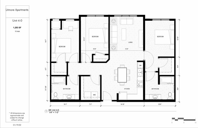 Floorplan - Litmore Apartments