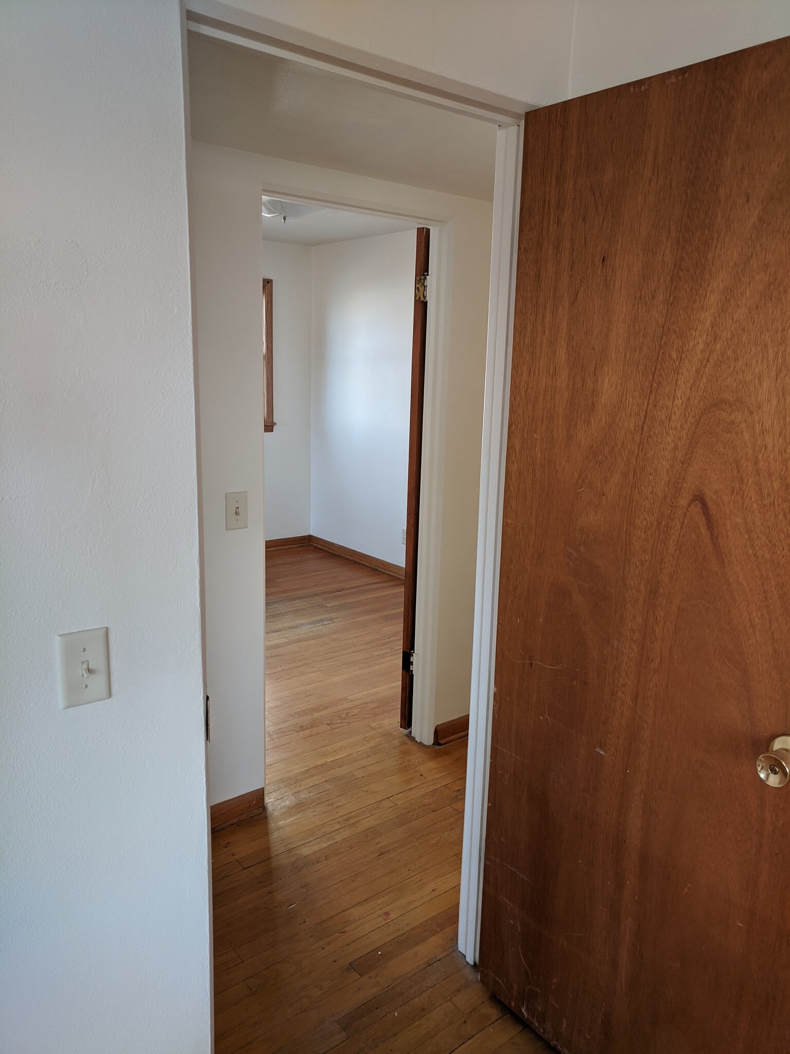 A view from the main bedroom into the second bedroom - 2306 Hoard Street