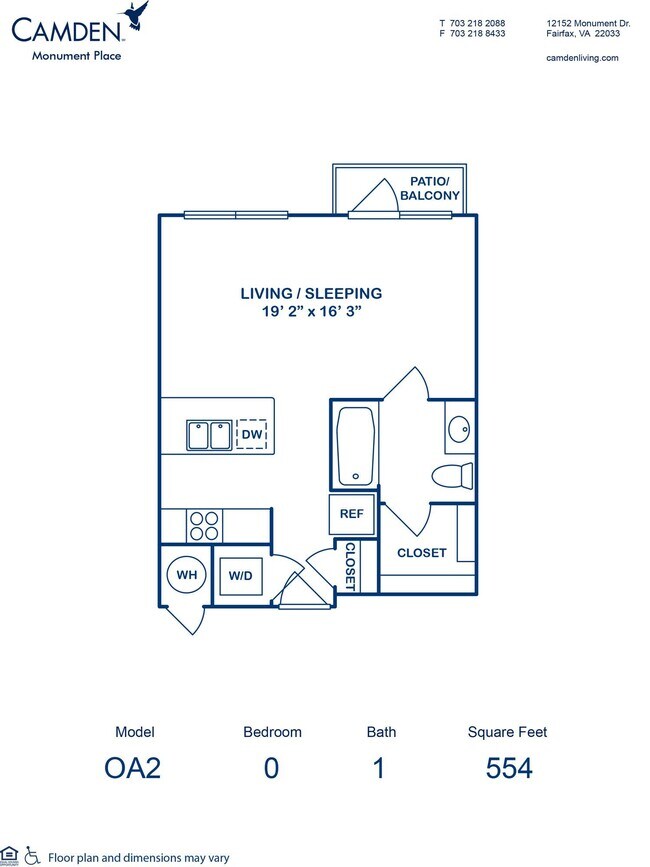 Floorplan - Camden Monument Place
