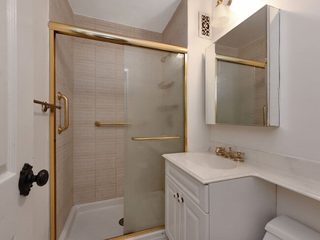 Main Full Bath with Shower Stall - 5 Schenck Ave