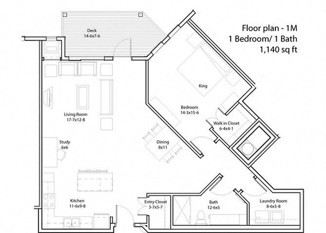 Floorplan - The Cavanagh 55+ Apartments