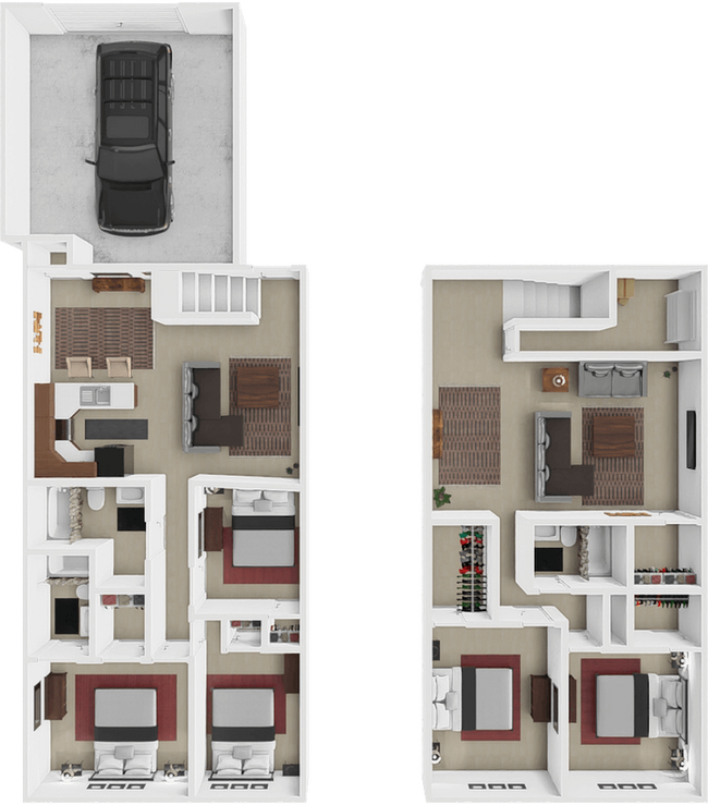 Floorplan - Redbud Twin Homes