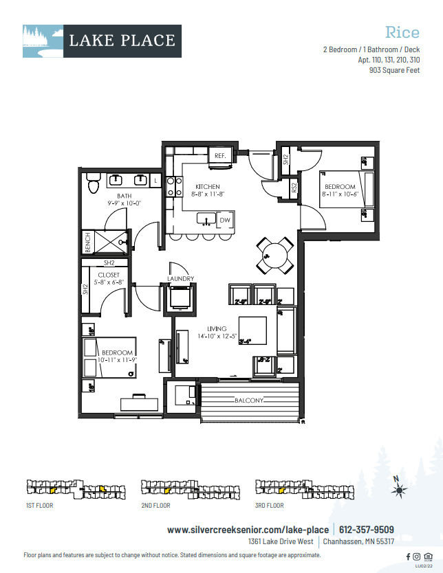 Floorplan - Lake Place 55+ Active Adult