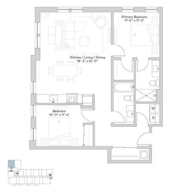 Floorplan - 520 East