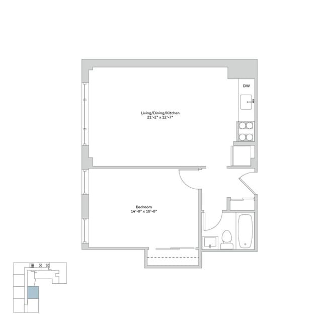 Floorplan - 5550 S Dorchester