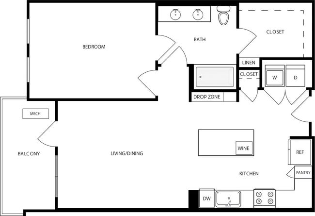 Floorplan - Mara Pacific Beach