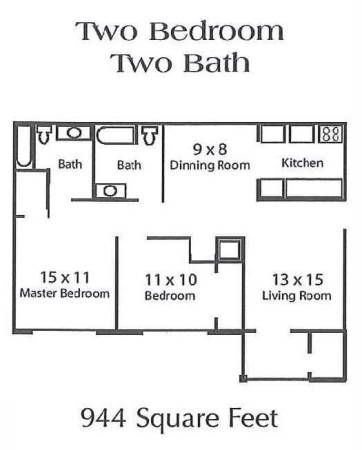 2BR/2BA - Ashton Place Apartments