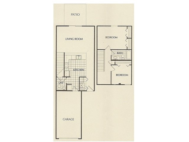 2 Bedroom Townhouse - Sawgrass Apartments