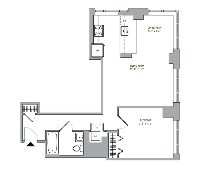 Floorplan - Hoyt & Horn Apartments