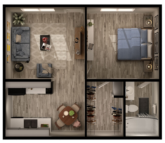 Floorplan - Agave Apartments