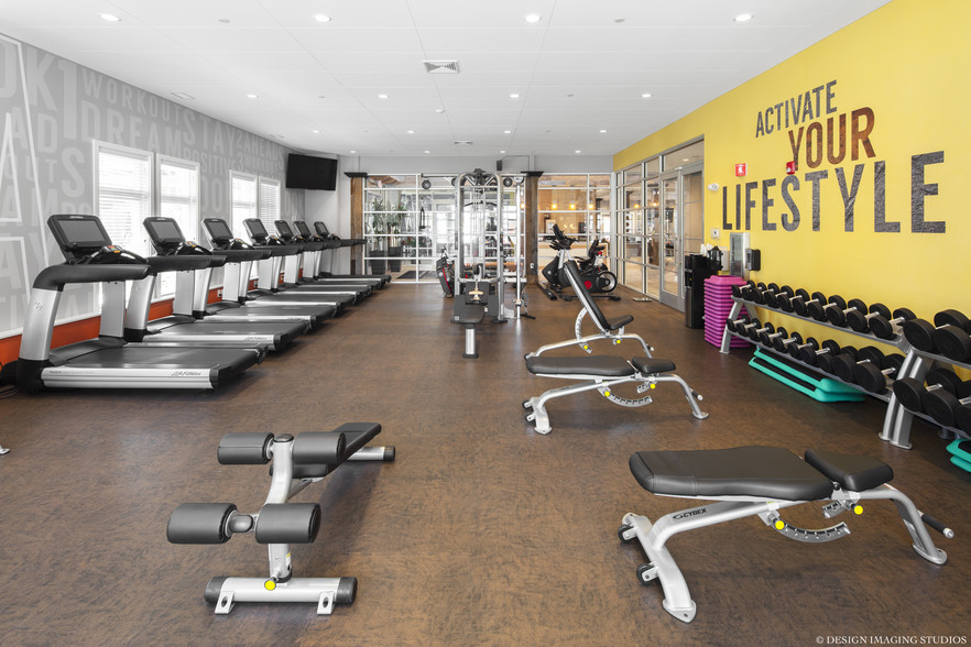 Gym - Elevation Apartments at Crown Colony