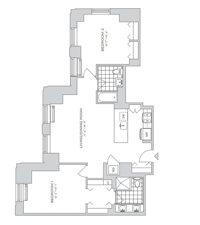 Floorplan - 70 Pine Apartments