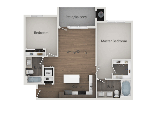 Floorplan - Lofts at 7800 Apartments