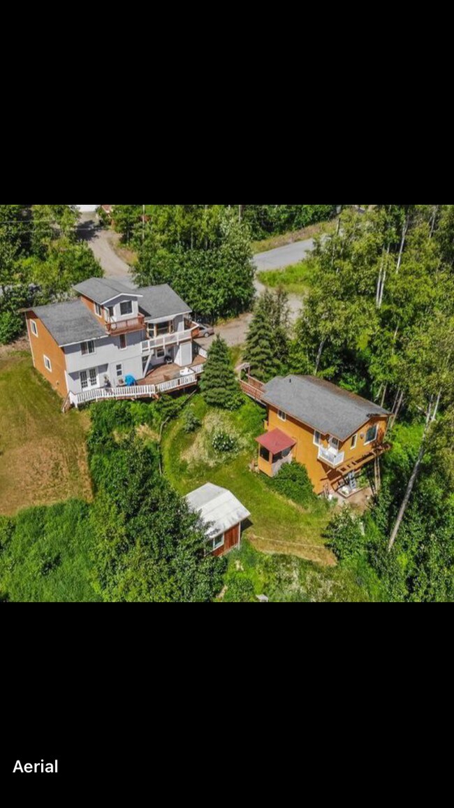 Property Layout. House on the right is occupied. - 4300 W Overby St
