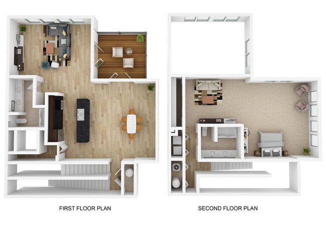 1 Bedroom 1 Bathroom w/ Loft - Urbane